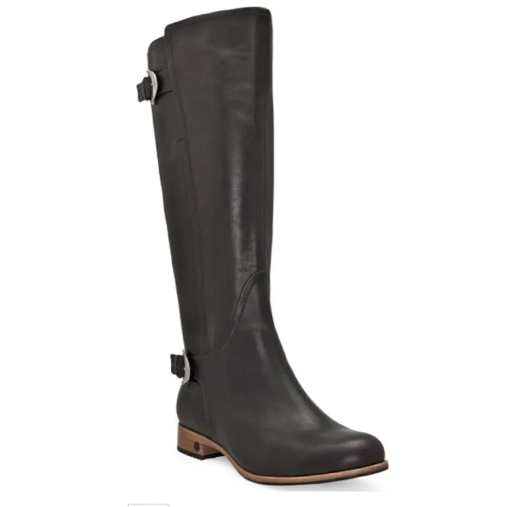 Revolve UGG Equestrian Amberlee Black knee high Riding Boots